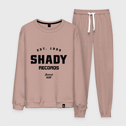 Костюм хлопковый мужской Shady records, цвет: пыльно-розовый