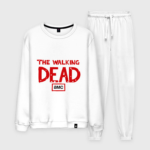 Мужской костюм The walking Dead AMC / Белый – фото 1