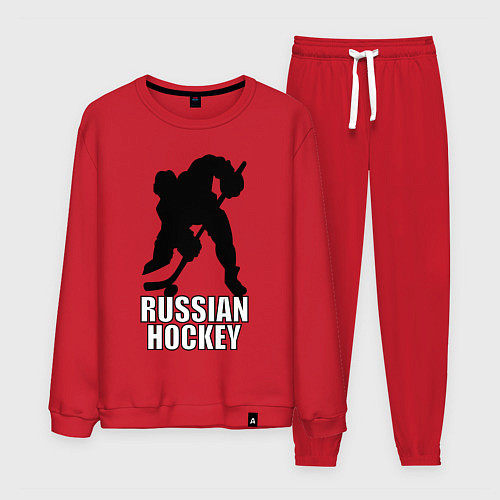 Мужской костюм Russian Black Hockey / Красный – фото 1