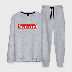 Костюм хлопковый мужской Feuer Frei!, цвет: меланж