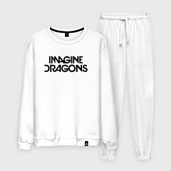 Костюм хлопковый мужской IMAGINE DRAGONS, цвет: белый