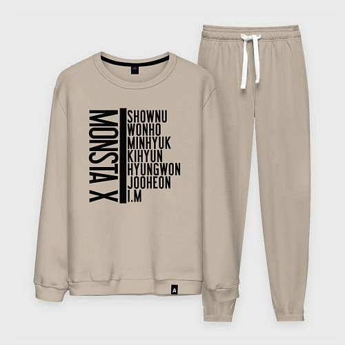 Мужской костюм MONSTA X / Миндальный – фото 1