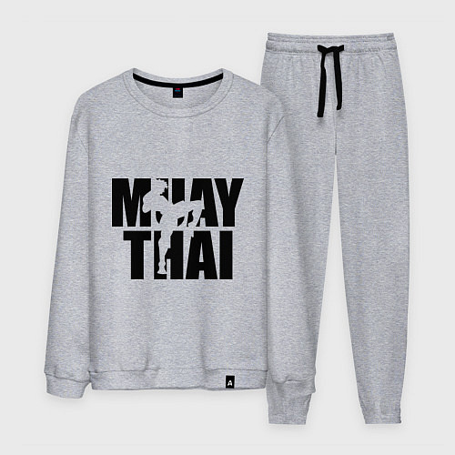 Мужской костюм Muay thai / Меланж – фото 1