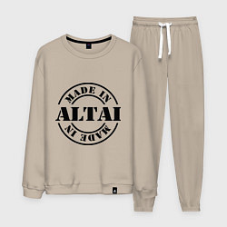 Костюм хлопковый мужской Made in Altai, цвет: миндальный
