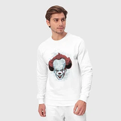 Костюм хлопковый мужской Pennywise, цвет: белый — фото 2