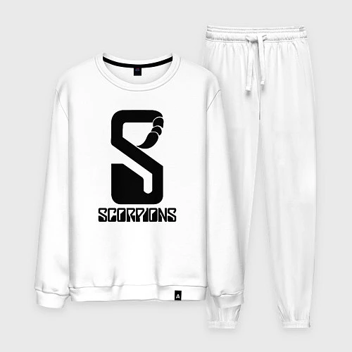Мужской костюм Scorpions logo / Белый – фото 1