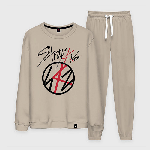 Мужской костюм Stray Kids / Миндальный – фото 1