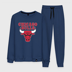 Костюм хлопковый мужской CHICAGO BULLS, цвет: тёмно-синий