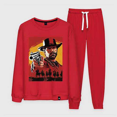 Мужской костюм Red dead redemption 2 / Красный – фото 1