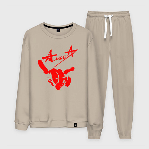 Мужской костюм АлисА / Миндальный – фото 1