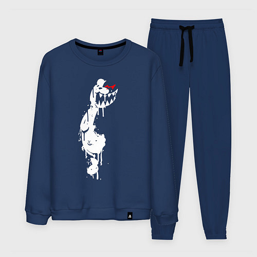 Мужской костюм Monokuma paint / Тёмно-синий – фото 1