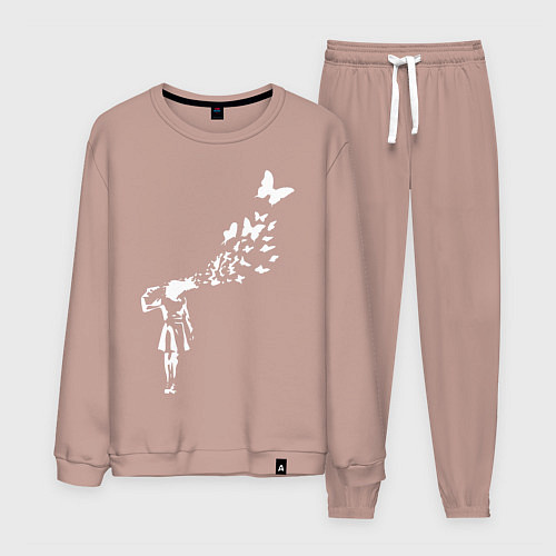 Мужской костюм Banksy / Пыльно-розовый – фото 1