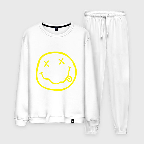 Мужской костюм NIRVANA на спине / Белый – фото 1