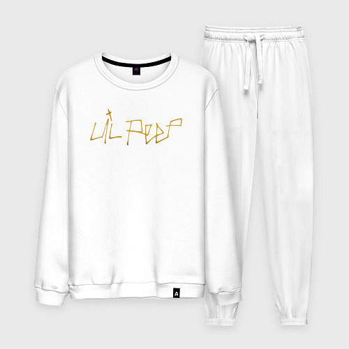 Мужской костюм LIL PEEP GOLDEN LOGO / Белый – фото 1