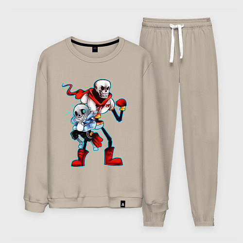 Мужской костюм UNDERTALE / Миндальный – фото 1