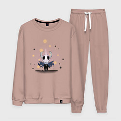 Костюм хлопковый мужской Hollow knight Полый рыцарь, цвет: пыльно-розовый