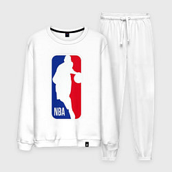 Костюм хлопковый мужской NBA Kobe Bryant, цвет: белый