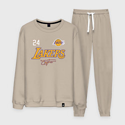 Костюм хлопковый мужской KOBE BRYANT АВТОГРАФ, цвет: миндальный