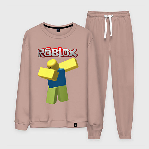 Мужской костюм Roblox Dab / Пыльно-розовый – фото 1