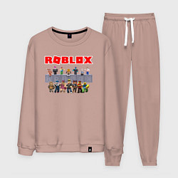 Костюм хлопковый мужской ROBLOX, цвет: пыльно-розовый