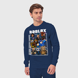 Костюм хлопковый мужской ROBLOX, цвет: тёмно-синий — фото 2