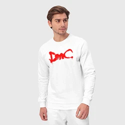 Костюм хлопковый мужской DMC НА СПИНЕ, цвет: белый — фото 2