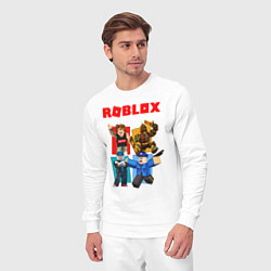 Костюм хлопковый мужской ROBLOX, цвет: белый — фото 2