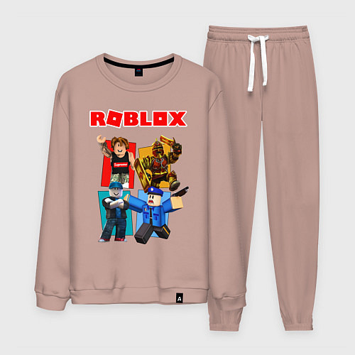 Мужской костюм ROBLOX / Пыльно-розовый – фото 1
