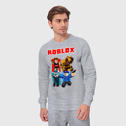 Костюм хлопковый мужской ROBLOX, цвет: меланж — фото 2