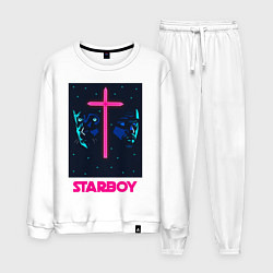 Костюм хлопковый мужской STARBOY, цвет: белый