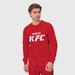 Костюм хлопковый мужской Боец KFC, цвет: красный — фото 2