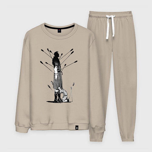 Мужской костюм Vinland saga / Миндальный – фото 1