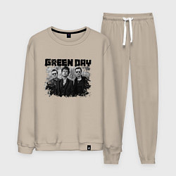 Костюм хлопковый мужской GreenDay, цвет: миндальный