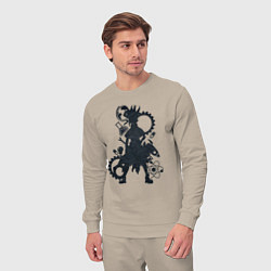 Костюм хлопковый мужской Доктор Стоун, цвет: миндальный — фото 2