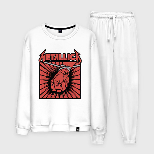 Мужской костюм Metallica / Белый – фото 1
