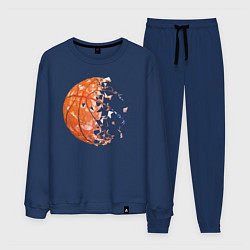 Костюм хлопковый мужской BasketBall, цвет: тёмно-синий