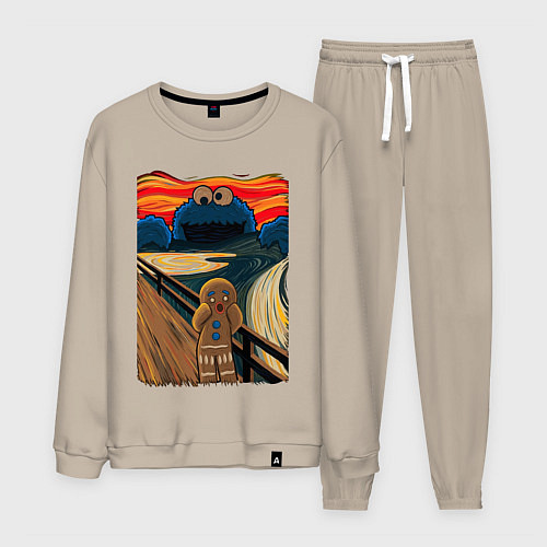 Мужской костюм КОРЖИК КРИК / Миндальный – фото 1