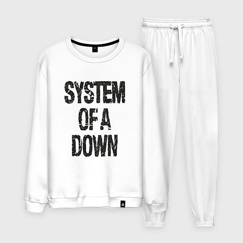 Мужской костюм System of a down / Белый – фото 1