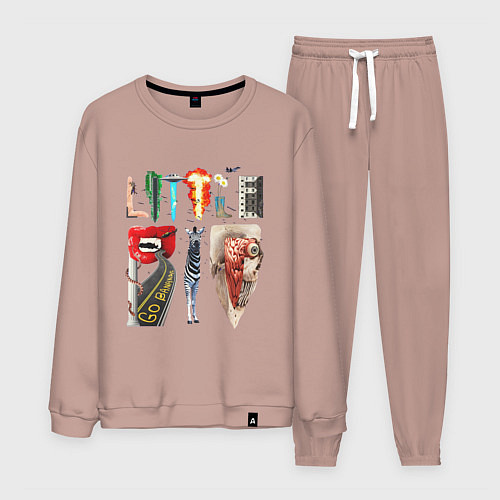 Мужской костюм Little Big / Пыльно-розовый – фото 1