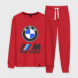Костюм хлопковый мужской BMW BOSS, цвет: красный
