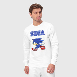 Костюм хлопковый мужской SEGA, цвет: белый — фото 2