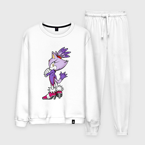 Мужской костюм SONIC Кошка Блейз / Белый – фото 1