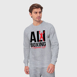 Костюм хлопковый мужской Muhammad Ali, цвет: меланж — фото 2