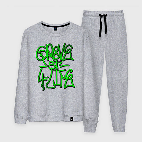 Мужской костюм GTA Tag GROVE / Меланж – фото 1