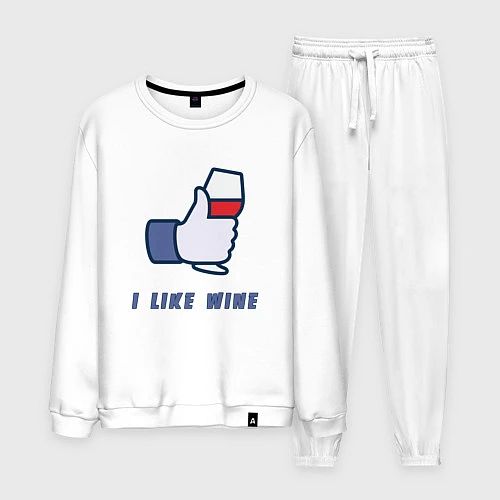 Мужской костюм I like Wine / Белый – фото 1