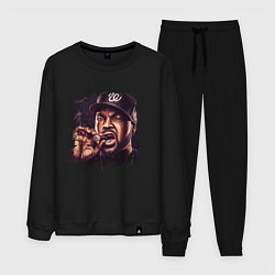 Костюм хлопковый мужской Ice Cube, цвет: черный