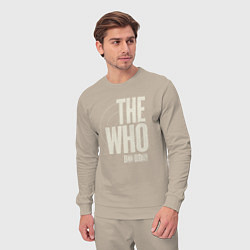 Костюм хлопковый мужской The Who, цвет: миндальный — фото 2