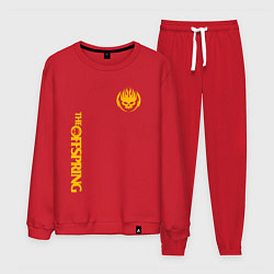 Костюм хлопковый мужской THE OFFSPRING, цвет: красный