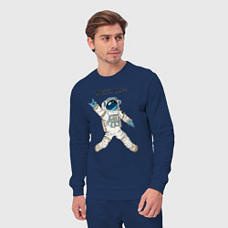 Костюм хлопковый мужской Rock in Space, цвет: тёмно-синий — фото 2