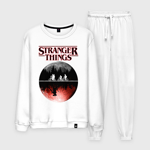 Мужской костюм Очень странные дела / Белый – фото 1